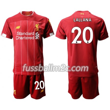 Fußballtrikots Liverpool LALLANA 20 Kinder Heim Trikotsatz 2019-2020